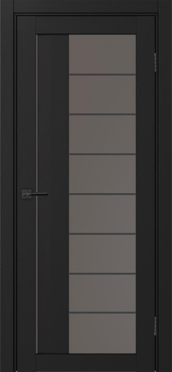 Межкомнатная дверь "Турин 524АСС.22 Молдинг Черный" от Optima porte — изображение 4