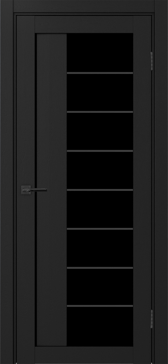 Межкомнатная дверь "Турин 524АСС.22 Молдинг Черный" от Optima porte — изображение 3