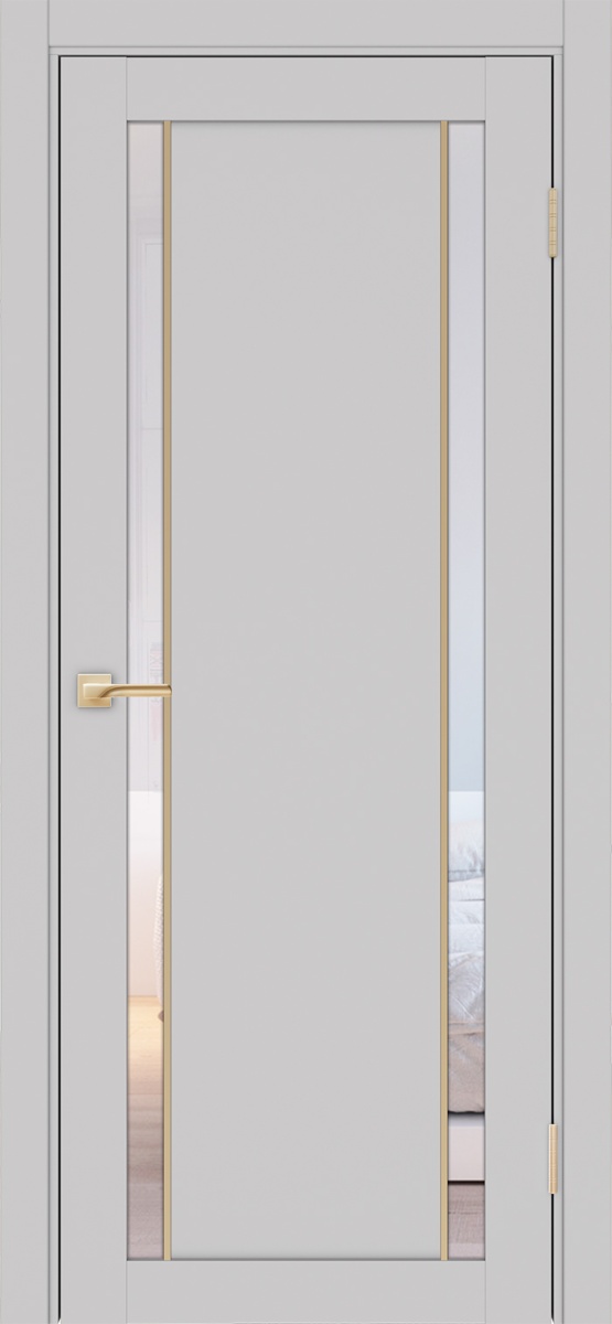 Межкомнатная дверь "Турин 522АПС.212 Молдинг Золото" от Optima porte — изображение 94