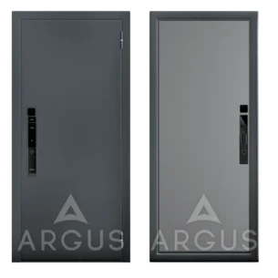 Входная дверь в квартиру Аргус "Smart V08 Букле графит Ивен с электронным замком", 2 замка, 2 мм металл